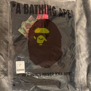 A Bathing Ape Black double hoodie